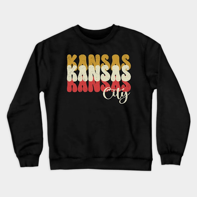 Retro 60s Kansas City Crewneck Sweatshirt by Etopix